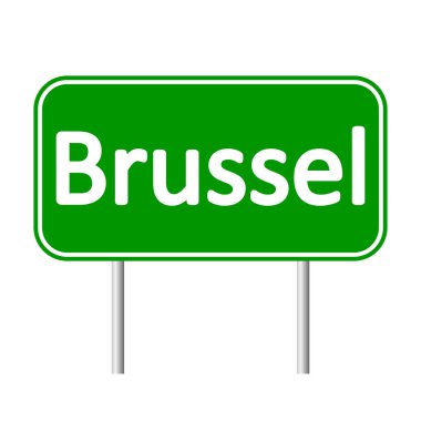 Brussel yol işareti.