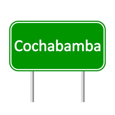 Cochabamba yol işareti.