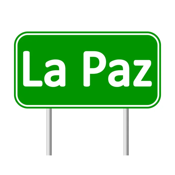 La Paz dopravní značka. — Stockový vektor