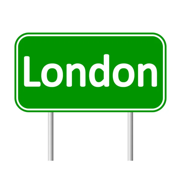 London road sign. — Stock Vector