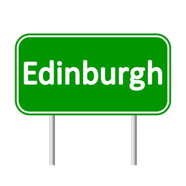 Edinburgh Road işareti.