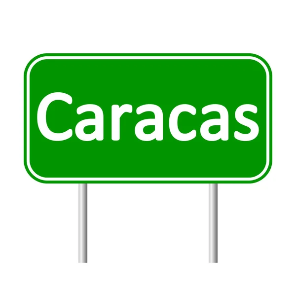Каракасский дорожный знак . — стоковый вектор