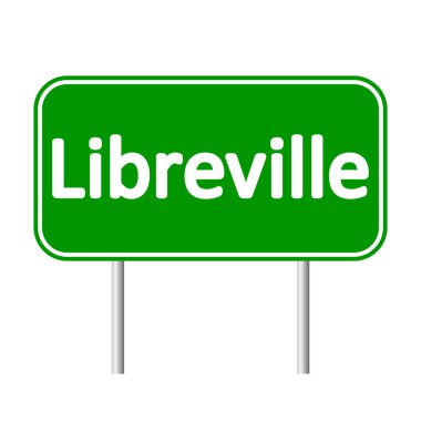 Libreville yol işareti.