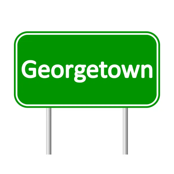 Georgetown-verkeersbord. — Stockvector