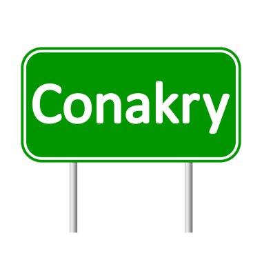 Conakry yol işareti.