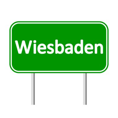 Wiesbaden yol işareti.