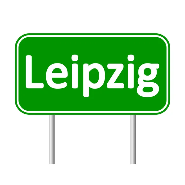 Leipzig Señal de tráfico . — Vector de stock