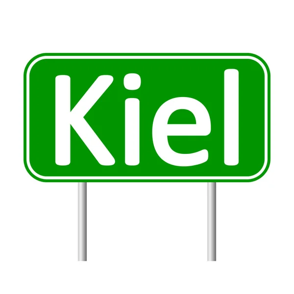 Señal de carretera Kiel . — Vector de stock