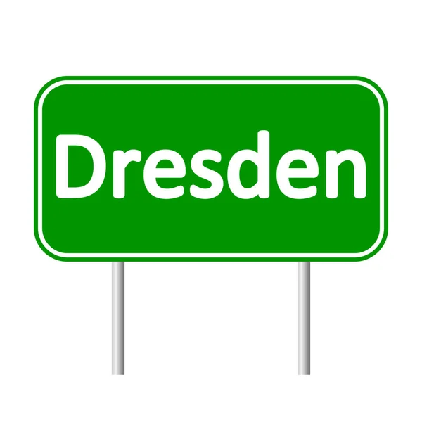 Dresden verkeersbord. — Stockvector