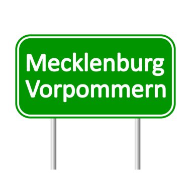 Mecklenburg-Vorpommern yol işareti.