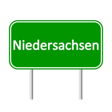 Niedersachsen yol işareti.