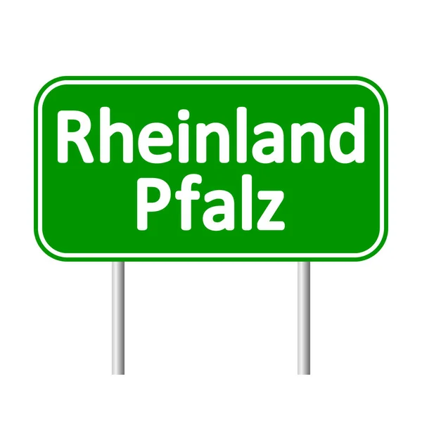 Señal de tráfico Rheinland-Pfalz . — Vector de stock