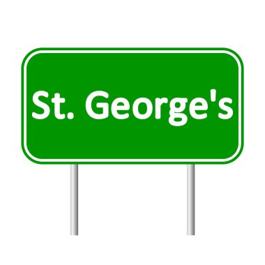 St. George's yol işareti.