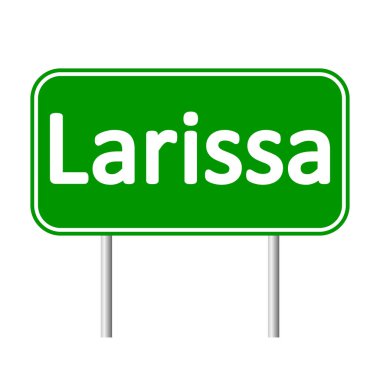 Larissa yol işareti.