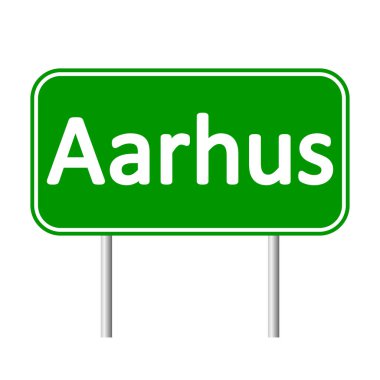 Aarhus yol işareti.