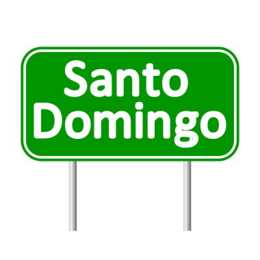 Santo Domingo yol işareti.