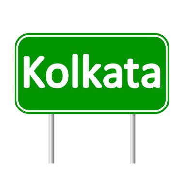 Kolkata yol işareti.