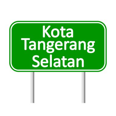Kota Tangerang Selatan yol işareti.
