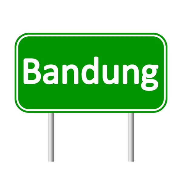 Segnale stradale Bandung . — Vettoriale Stock
