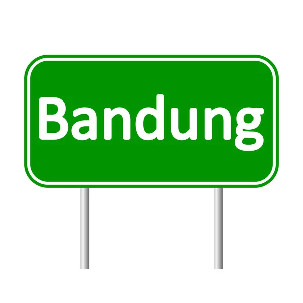 Bandung út jel. — Stock Vector