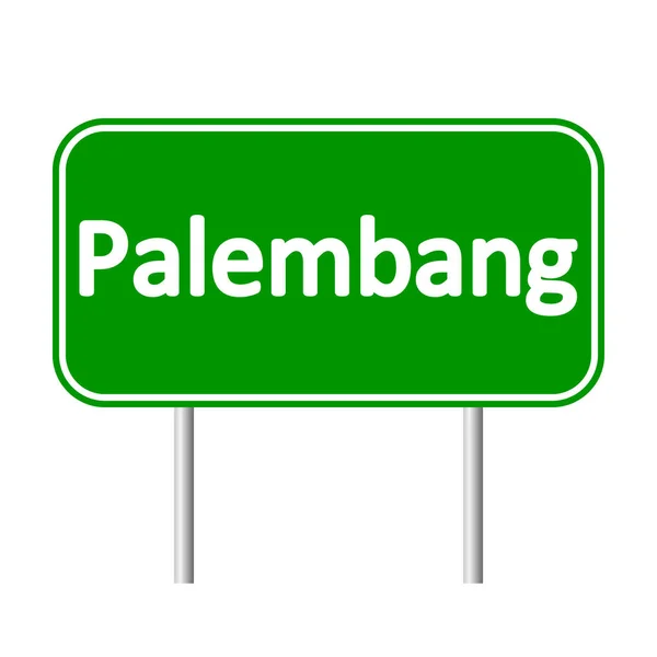 Palembang verkeersbord. — Stockvector