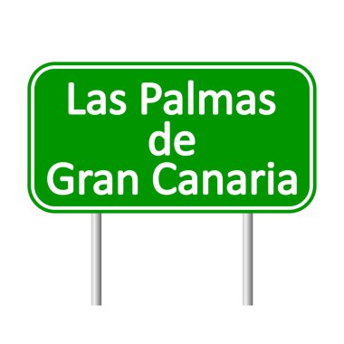 Las Palmas de Gran Canaria road sign.