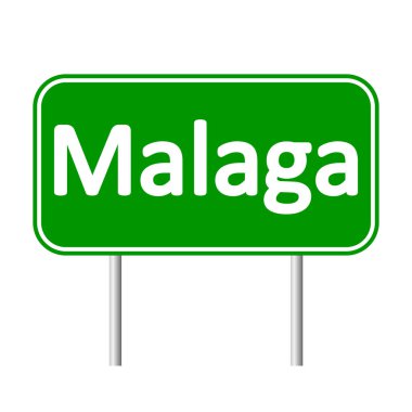 Malaga yol işareti.