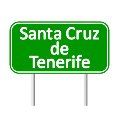 Santa Cruz de Tenerife yol işareti.