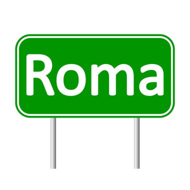 Roma yol işareti.