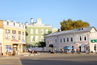 Vologda orta kısmında sokak.