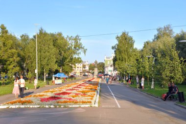 Vologda zafer umudu üzerinde sokak.