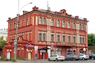 Vologda orta kısmında sokak.