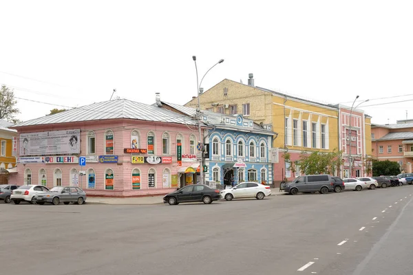 Rua na parte central de Vologda . — Fotografia de Stock