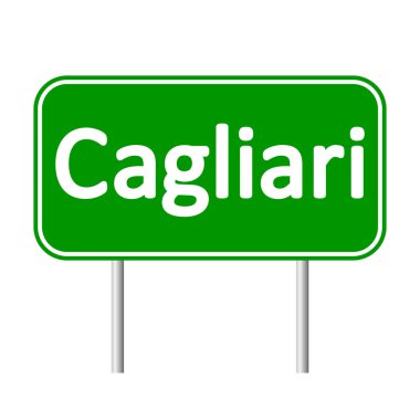 Cagliari yol işareti.