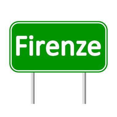Firenze yol işareti.