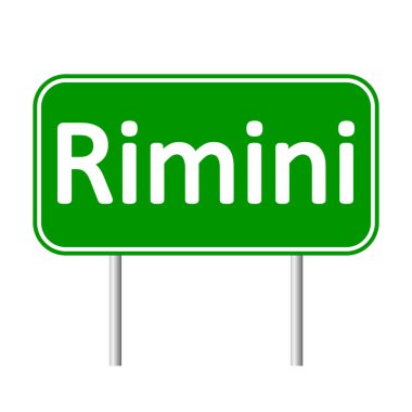 Rimini yol işareti.