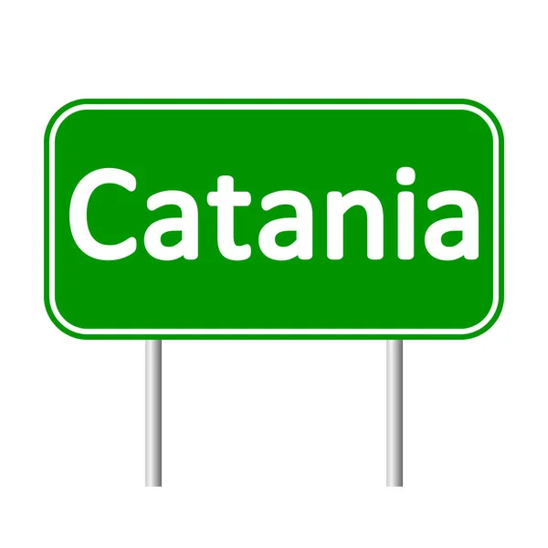 Дорожный знак Катании . — стоковый вектор