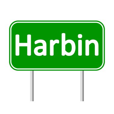 Harbin yol işareti.