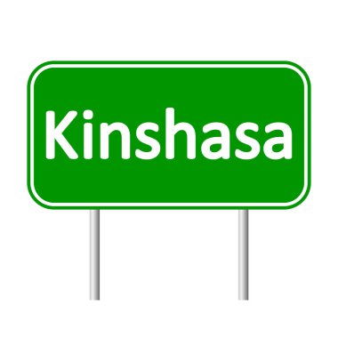 Kinshasa yol işareti.