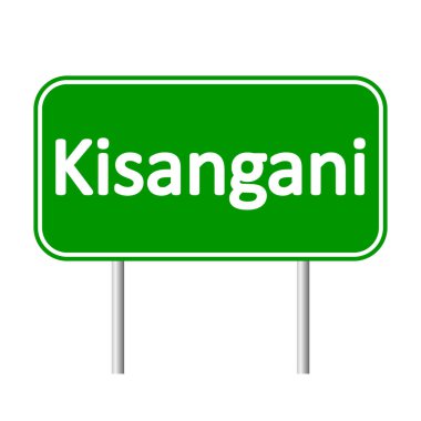 Kisangani yol işareti.
