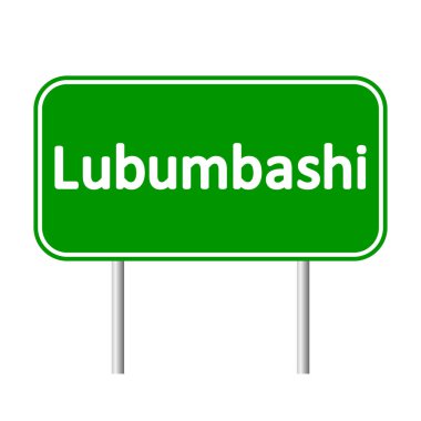 Lubumbashi yol işareti.