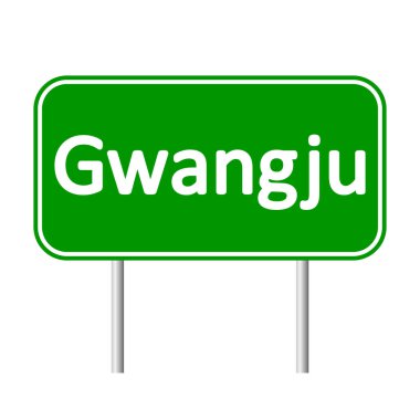 Gwangju yol işareti.