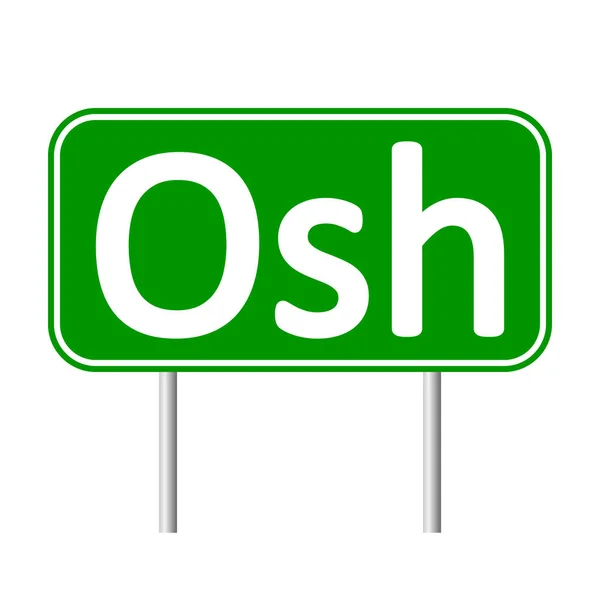 Znak drogowy Osh. — Wektor stockowy