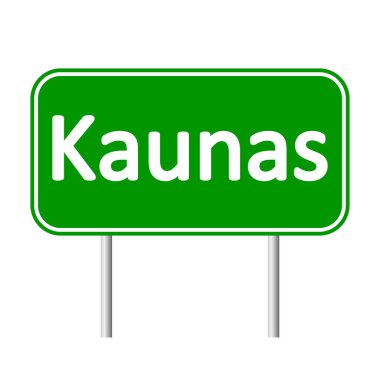 Kaunas yol işareti.