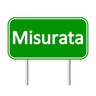 Misurata yol işareti.