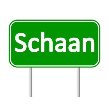 Schaan yol işareti.