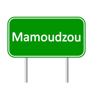 Mamoudzou yol işareti.
