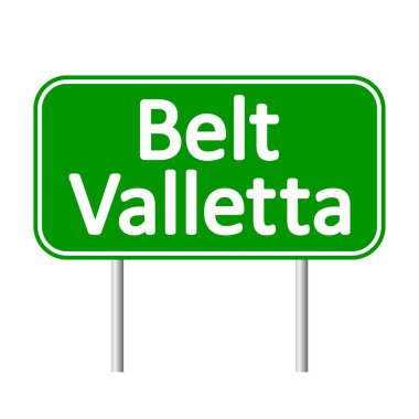 Kemer Valletta yol işareti.