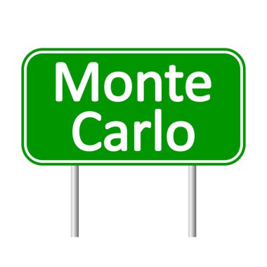 Monte-Carlo yol işareti.