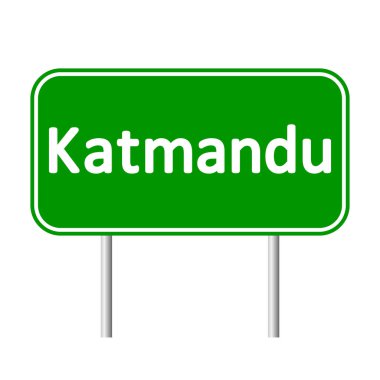 Katmandu yol işareti.